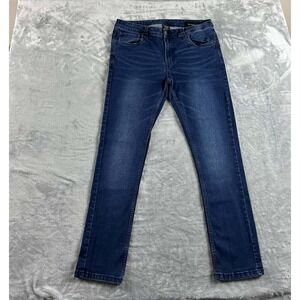 The Perfect Jean NYC Jeans Mens 34x30 Blue Skinny Fit Stretch Denim Medium Wash